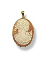 Pendente Mandile 1922 Donna Cammei  in Argento Conchiglia 2MCICM18 - 2MCICM18
